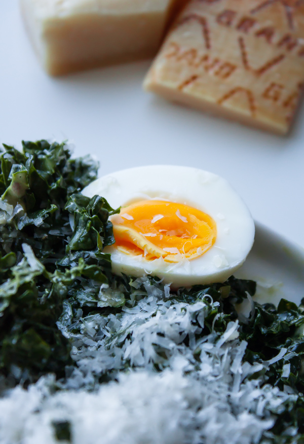 Kale Caesar Salad with Hard-Boiled EggsKale Caesar Salad with Hard-Boiled Eggs