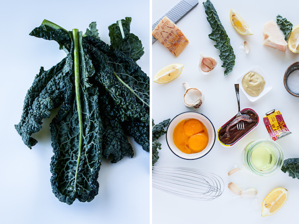 Kale Caesar Salad with Hard-Boiled EggsKale Caesar Salad with Hard-Boiled Eggs