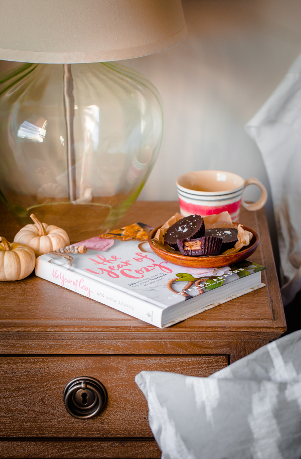 Homemade Spiced Almond Butter Chocolate Cups. An easy fall twist on a classic chocolate peanut butter cup!