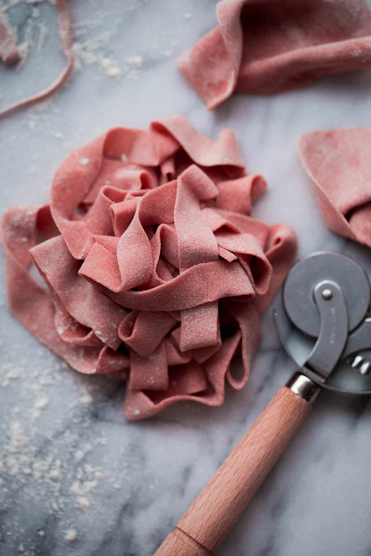 Homemade Pappardelle Pasta (two ways!) A Beautiful Plate