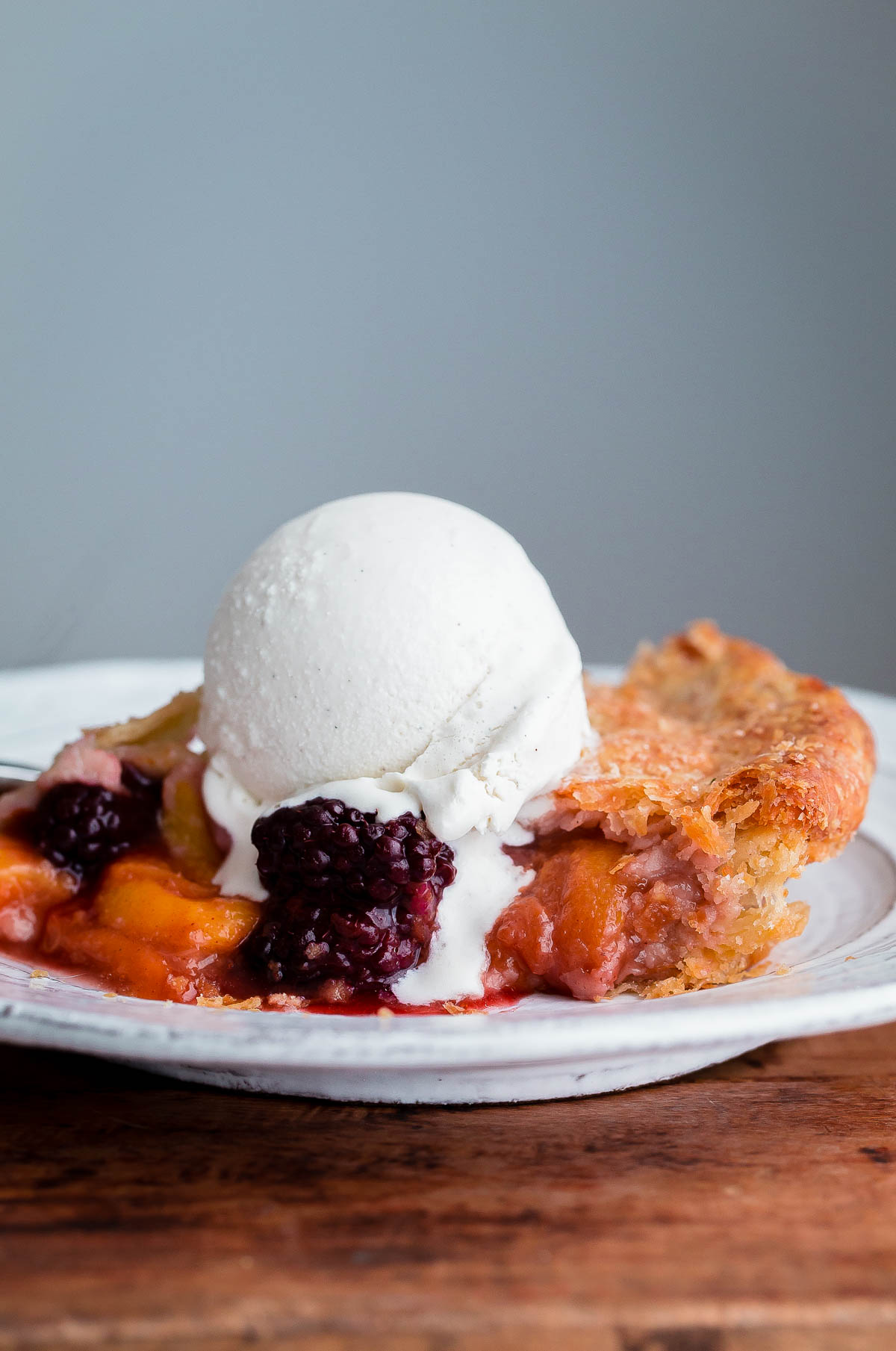Blackberry Peach Pie A Beautiful Plate