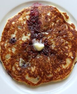 Blueberry Quinoa Pancakes