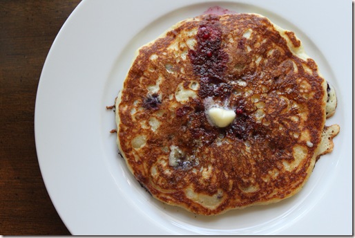 Blueberry Quinoa Pancakes