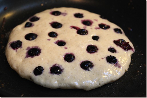 Blueberry Quinoa Pancakes