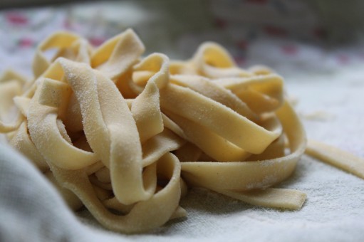 Homemade Chickpea Flour Pasta