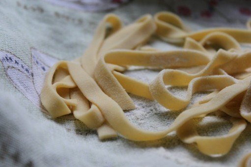 Homemade Chickpea Flour Pasta