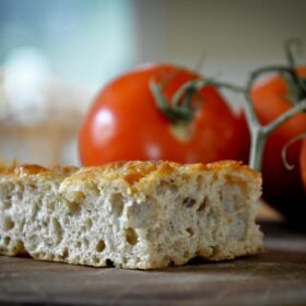 Whole Wheat No-Knead Focaccia Bread