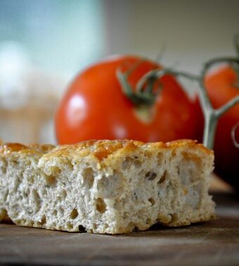 Whole Wheat No-Knead Focaccia Bread