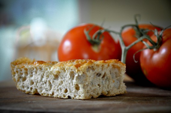 Whole Wheat No-Knead Focaccia Bread