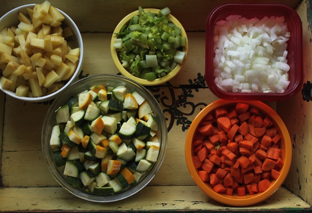 Winter Minestrone Soup Ingredients