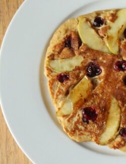 Cinnamon Apple Cranberry Pancakes