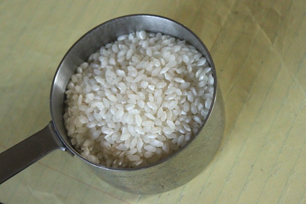 Arborio Rice in Measuring Cup