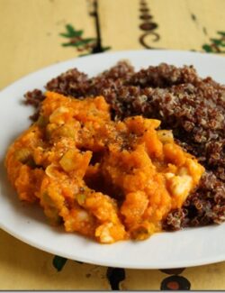 Butternut Squash Locro with Red Quinoa