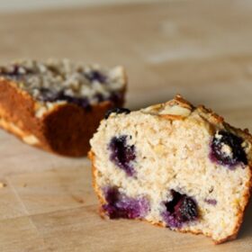 Simple Blueberry Almond Muffins