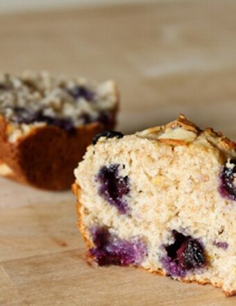 Simple Blueberry Almond Muffins