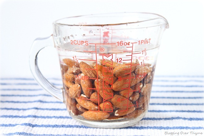 Soaked Whole Almonds for Milk