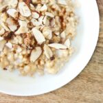 Vanilla Rice Cooker Almond Steel Cut Oats