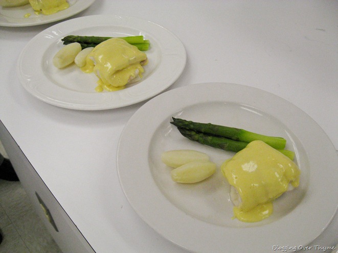 flounder with hollandaise