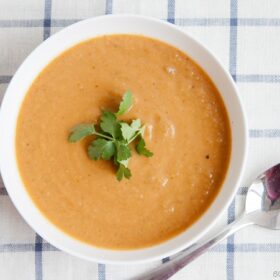 Roasted Eggplant Soup