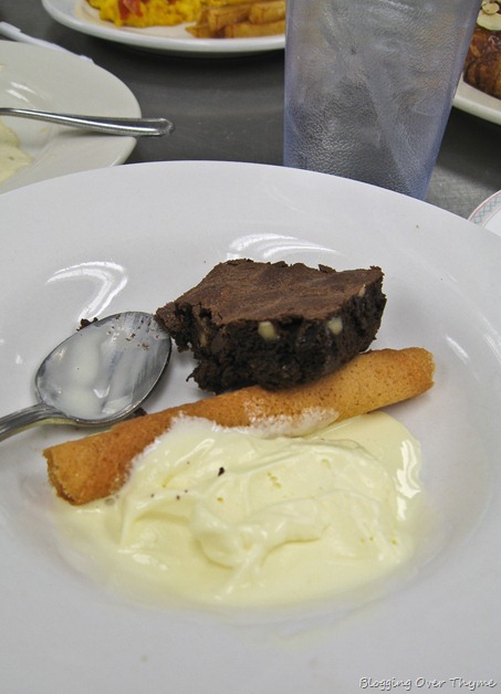 Brownies and Ice Cream 