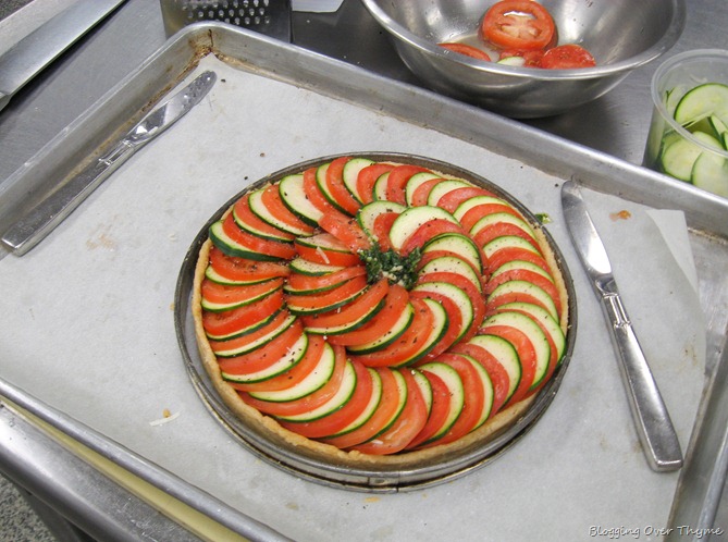 zucchini and tomato tart