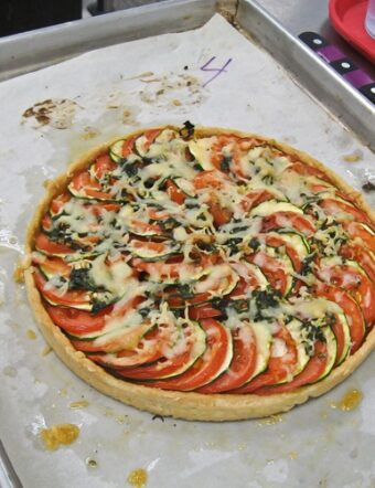 zucchini and tomato tart