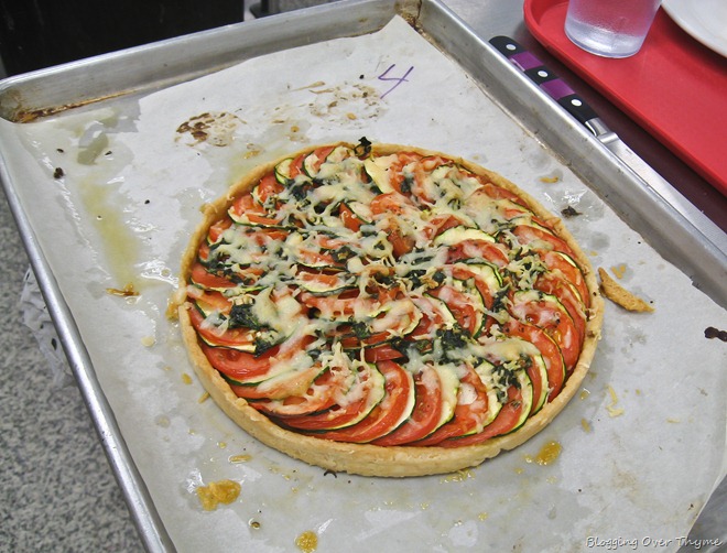 zucchini and tomato tart