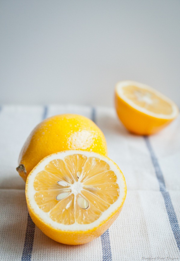fresh Meyer lemons