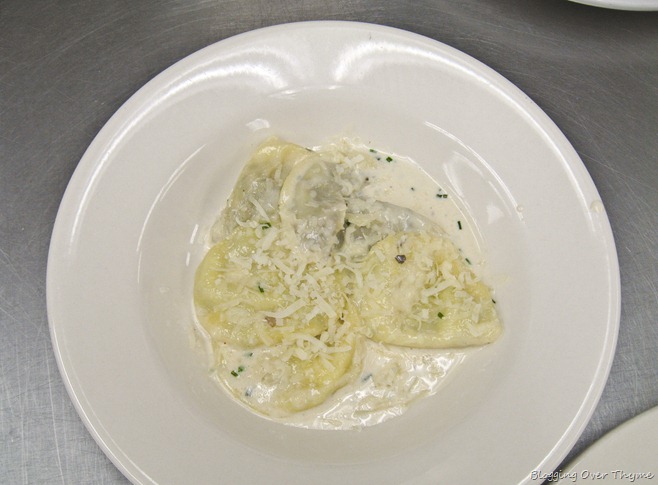 ravioli in cream sauce