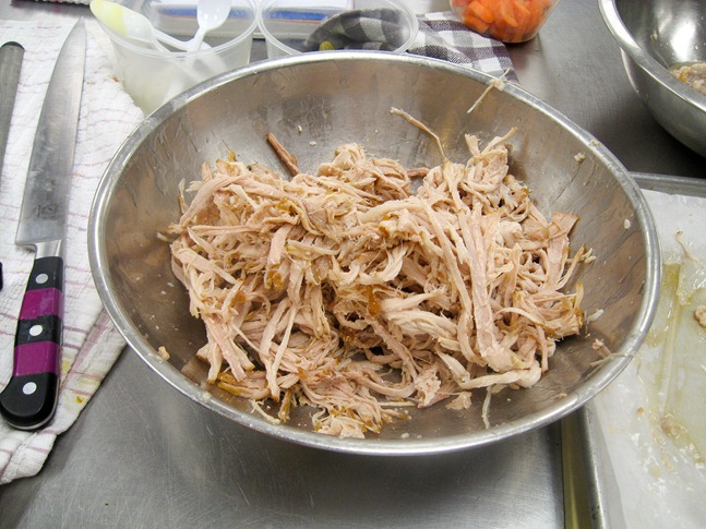 shredded pork belly 