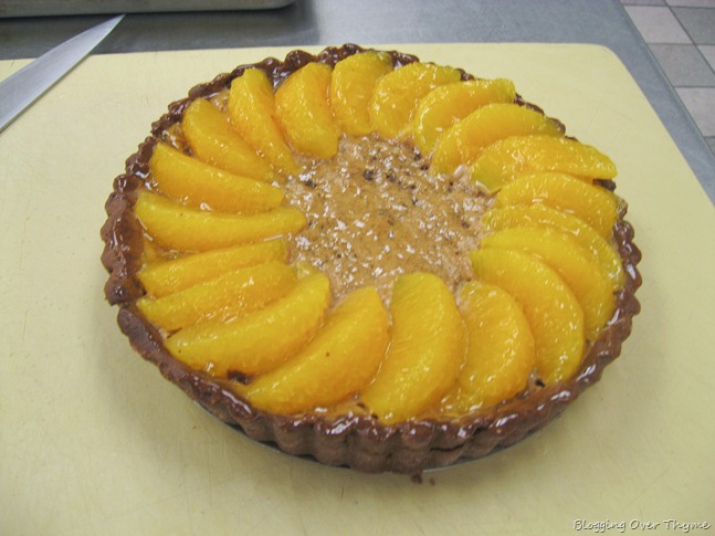 orange chocolate tart