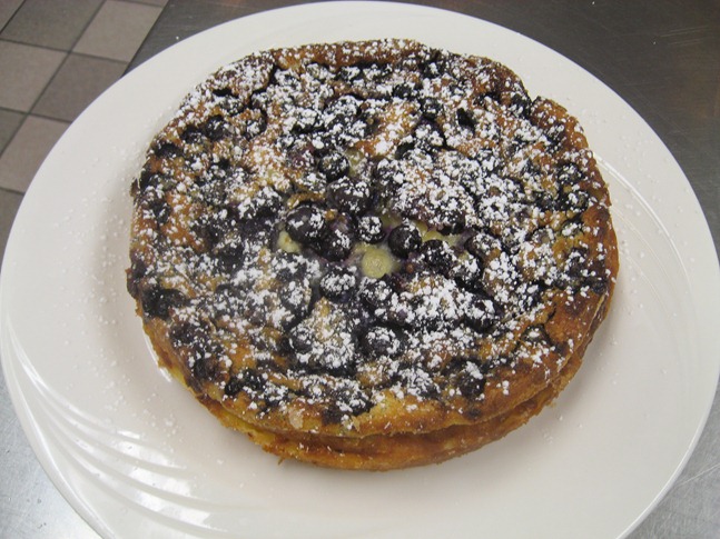 blueberry clafoutis