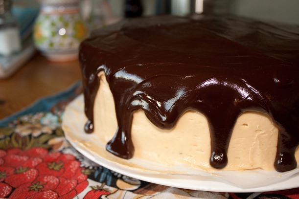 chocolate peanut butter cake