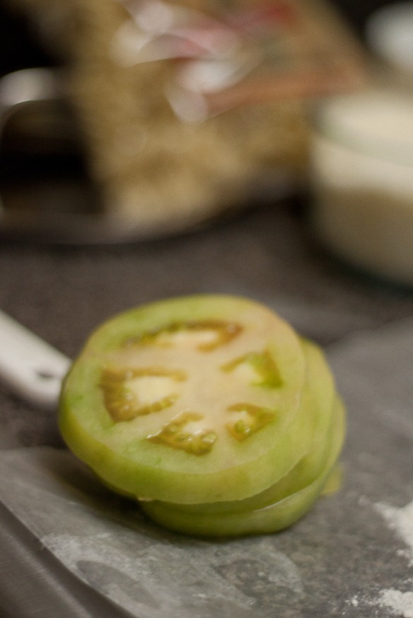 Sliced Green Tomatoes