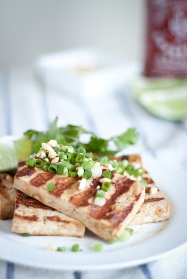 Grilled Asian Tofu Bowls A Beautiful Plate