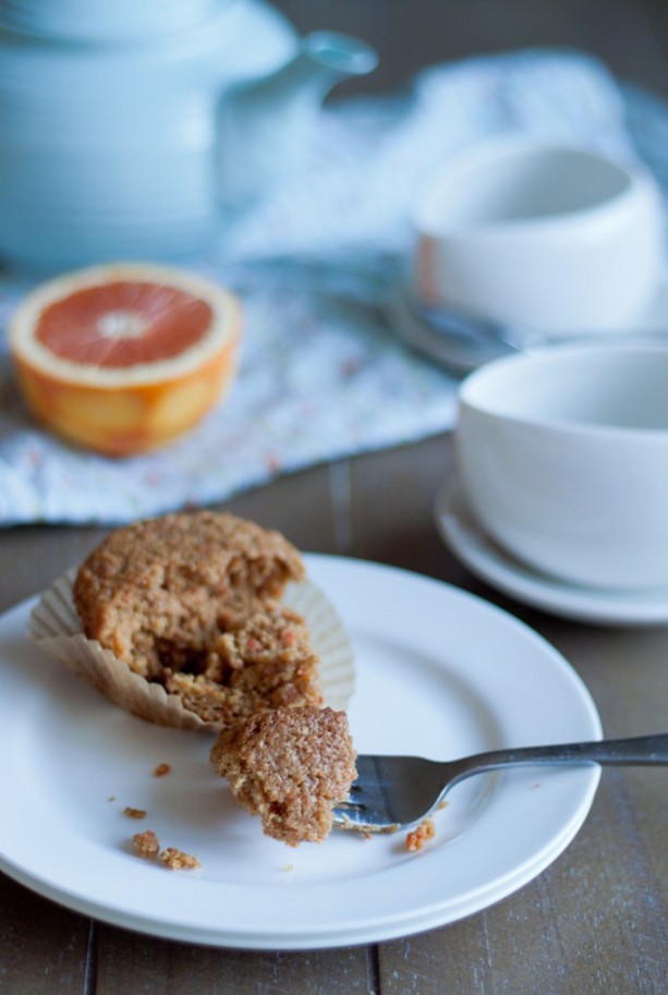 afternoon tea and muffin