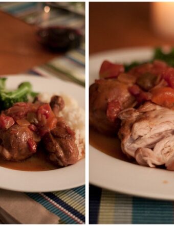 Red Wine and Tomato Braised Chicken