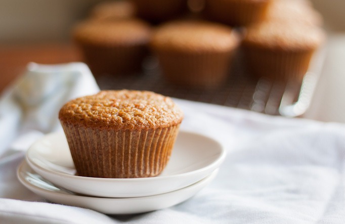 Roasted Carrot Orange Muffins