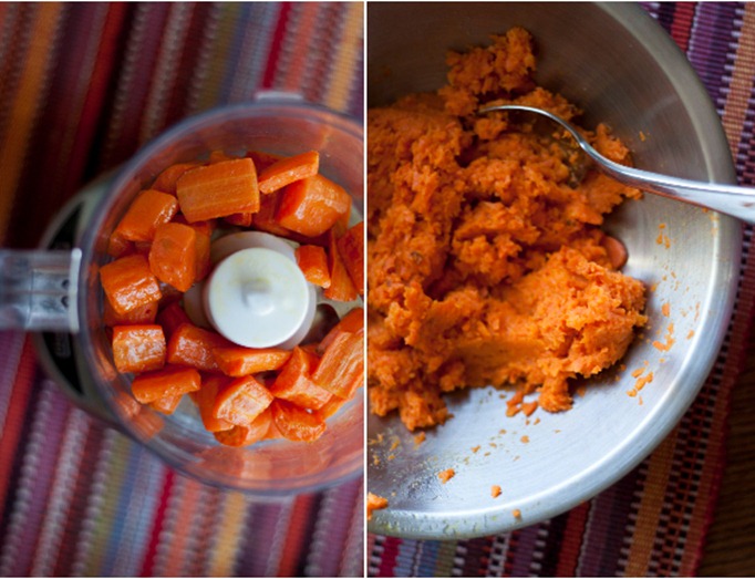roasted carrot puree