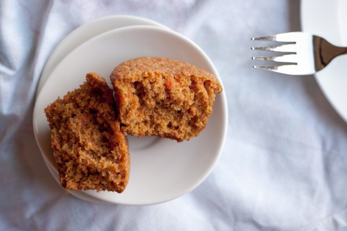 Roasted Carrot Orange Muffins