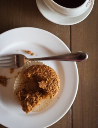 roasted carrot orange muffins