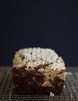 Blueberry Loaf Cake with Almond Streusel