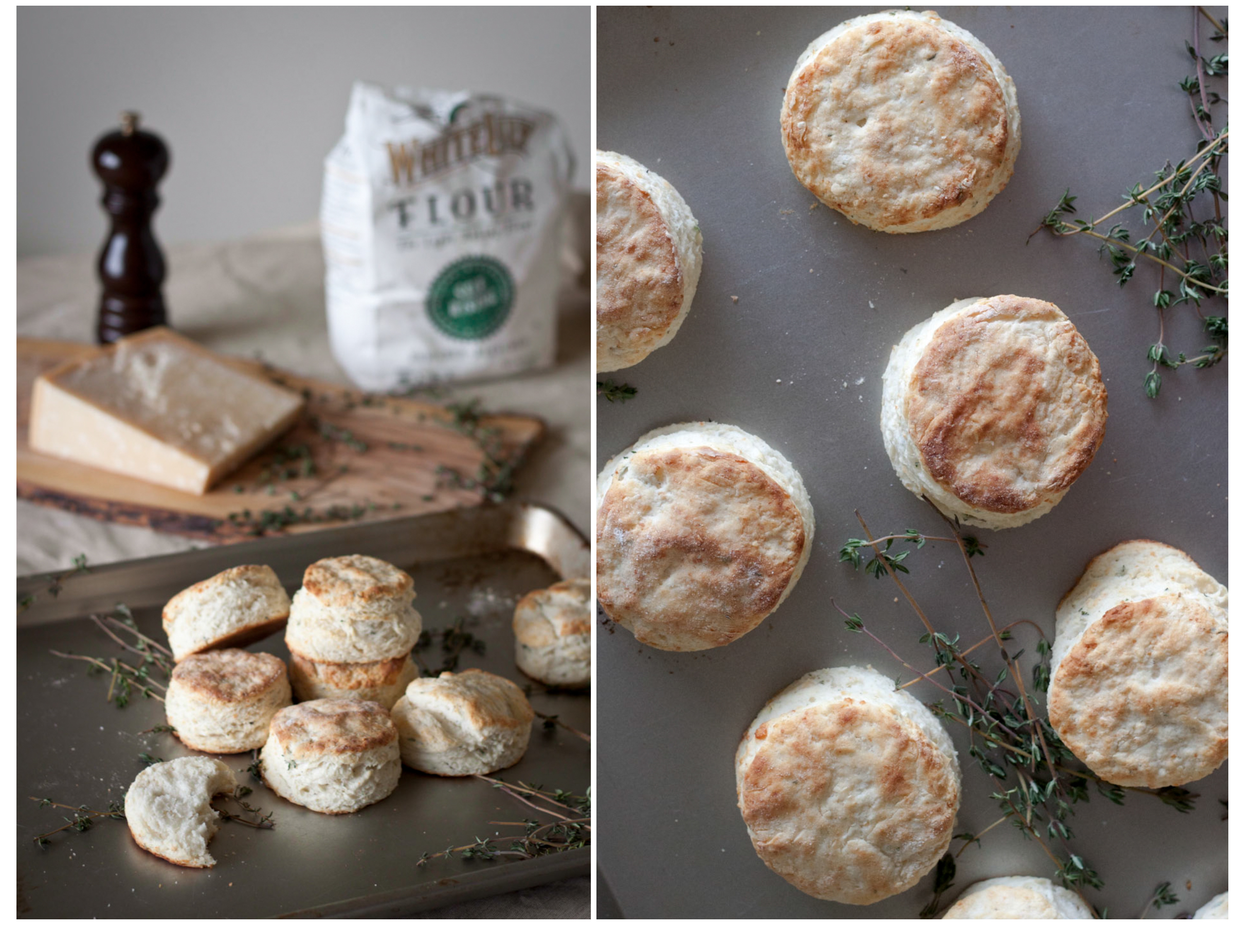 Parmesan Thyme Buttermilk Biscuits