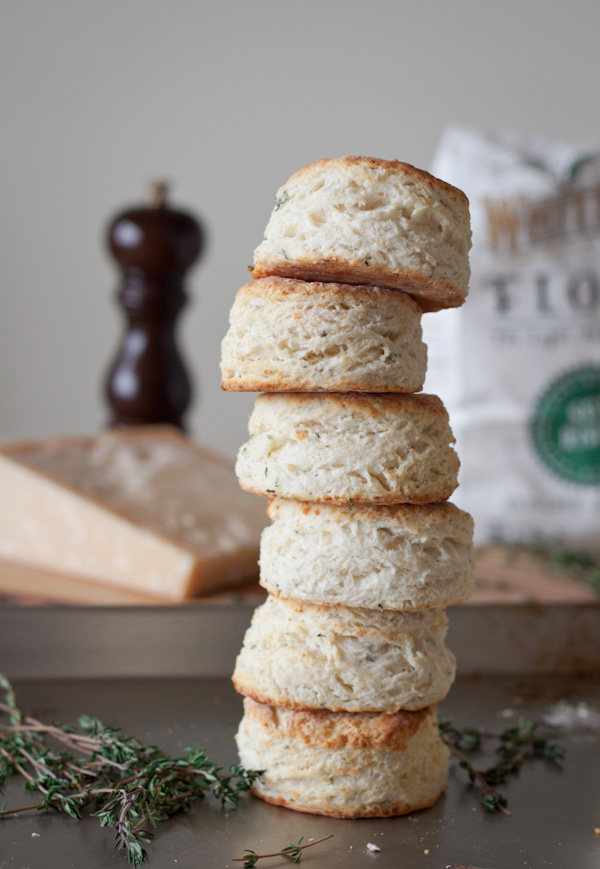 Parmesan Thyme Buttermilk Biscuits