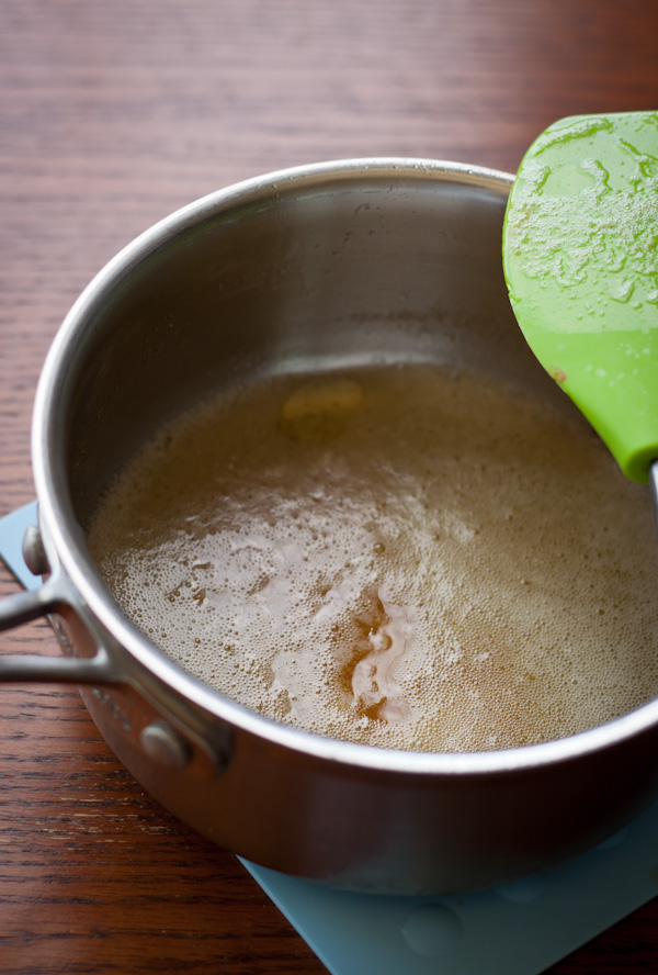 Brown Butter in Saucepan