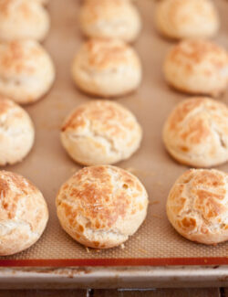 Triple Cheese Gougeres