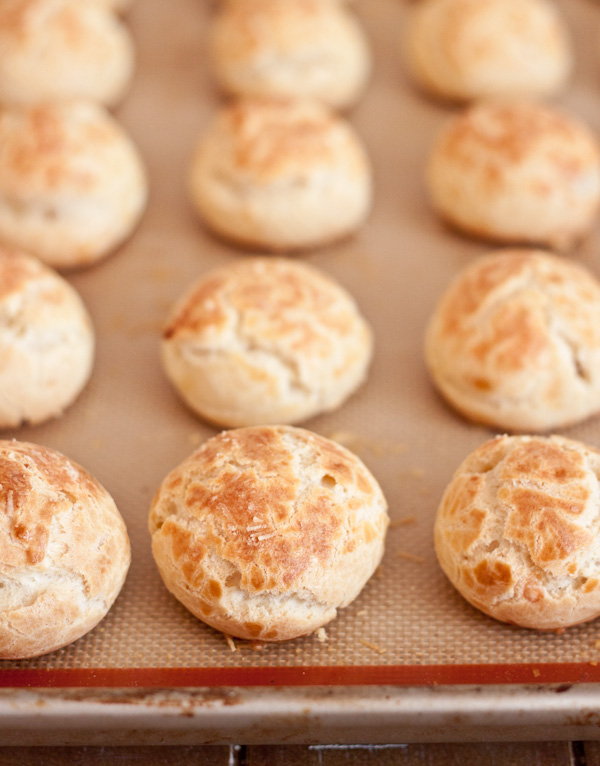 Triple Cheese Gougeres
