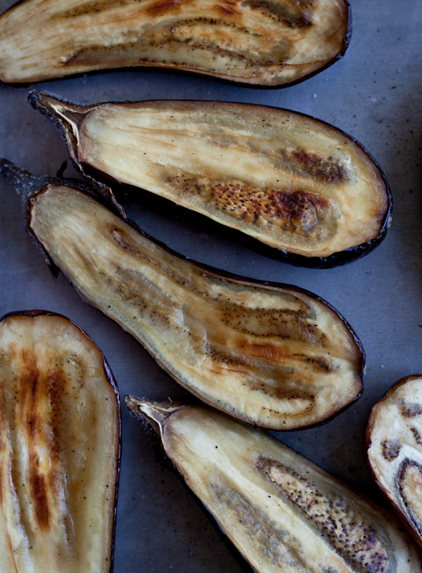 Roasted Eggplant Halves