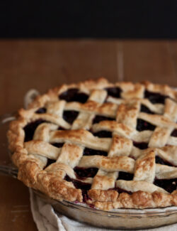 Blackberry Ginger Lattice Pie