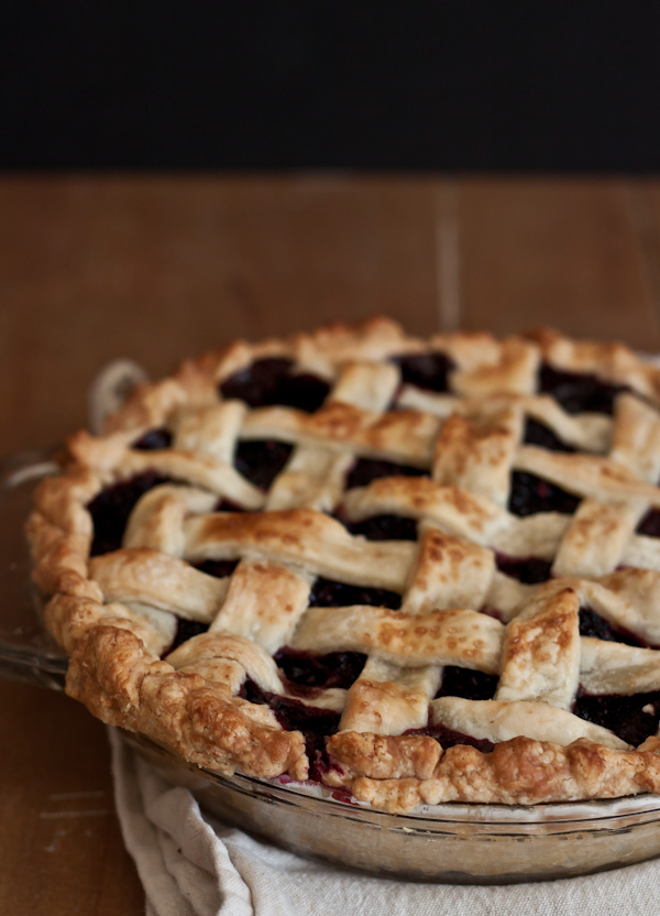 Blackberry Ginger Lattice Pie